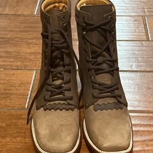 Men's Brown Leather Boots